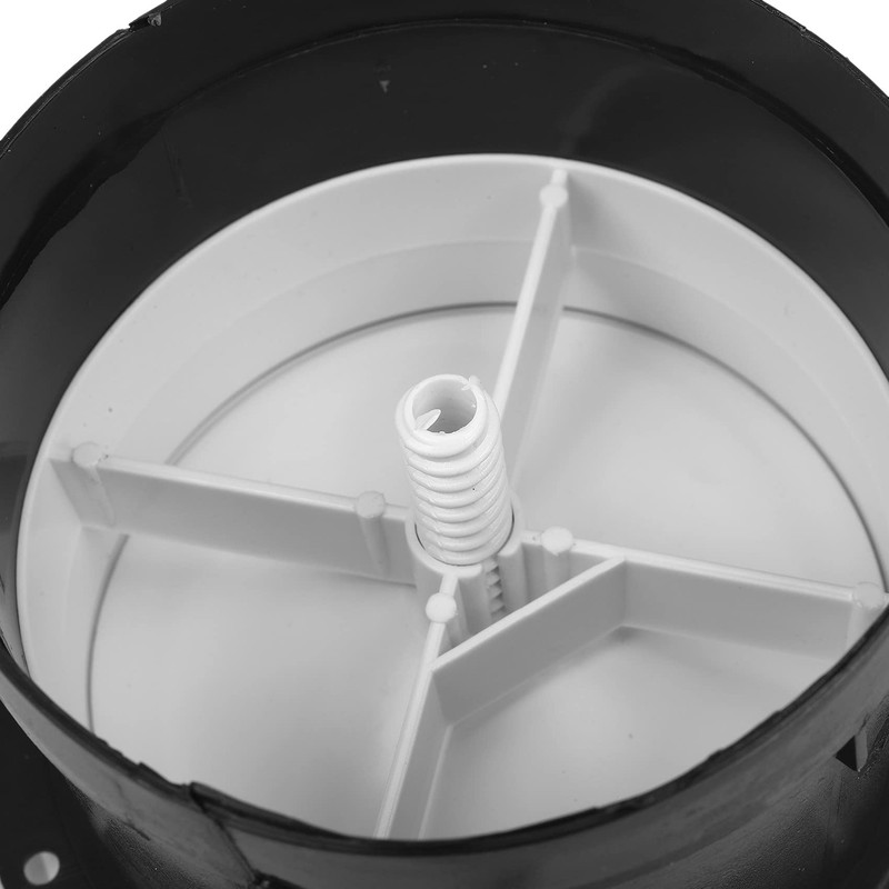 KJKVIVH 2 Pieces ABS Adjustable Round Soffit Exhaust Vent White