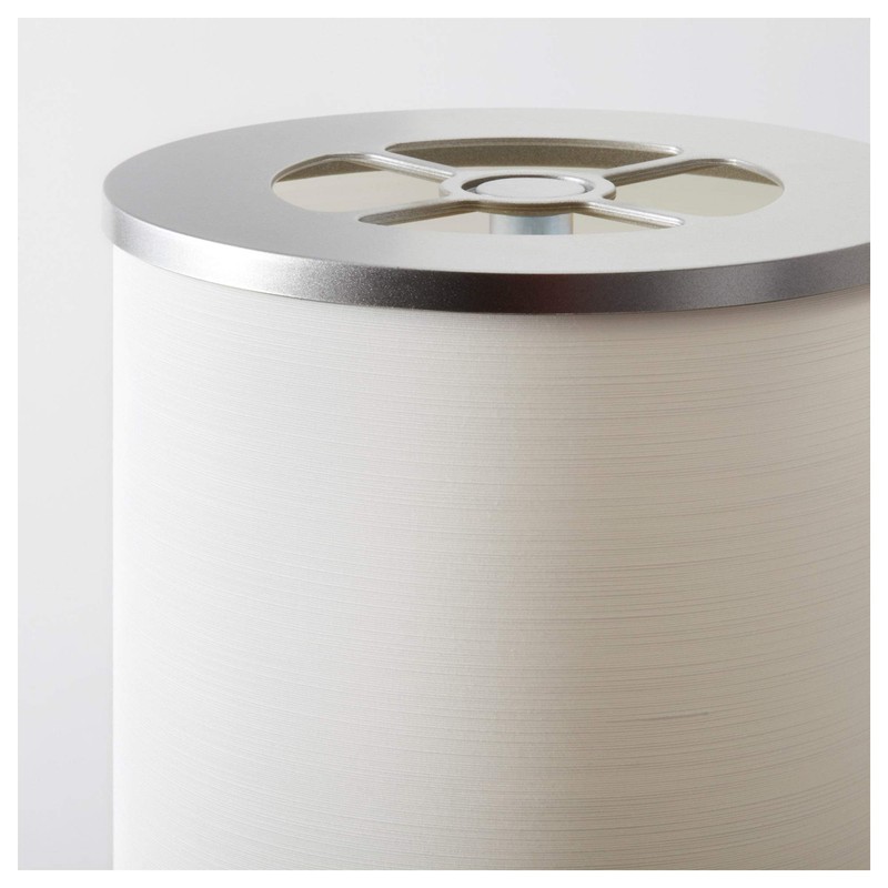 IKEA Vidja Standing Floor Lamp And 6 Bulbs; Round White