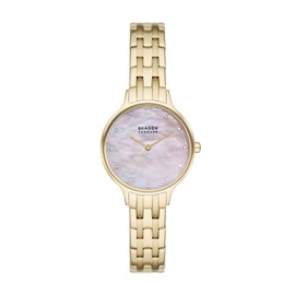 Skagen Anita Lille SKW3165 Women's Watch, Gold, gold, Bracelet Type