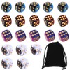 20 Pcs Colored d6 Dice, Warhammer Dice, 16mm Polyhedral Dice