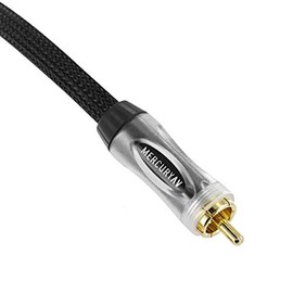1.5m Mercury AV Single RCA Cable for Composite Video or Subwoofer Audio
