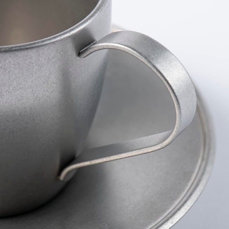 VINTAGE INOX DW Cup & Saucer, 5.3 fl oz (160