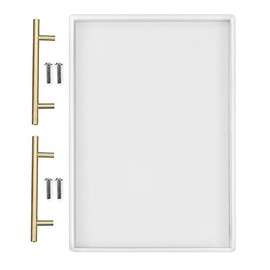 RESINWORLD - Molde de silicona grande y plano profundo con asas, molde rectangular para fundición de resina