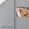 Garment Bags for Hanging Clothes – Zippered Dust Covers for