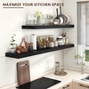 Venusmiles Floating Shelves for Wall, 72 Inch Wide x 12