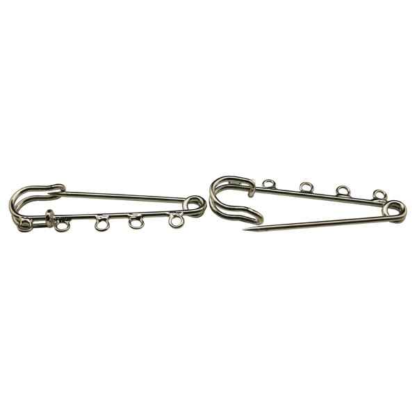 Amanaote Metal Silvery 2 Inches Kilt Pin Large Safety Pin