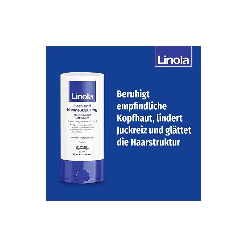 Linola Hair and Scalp Conditioner - 2 x 200 ml