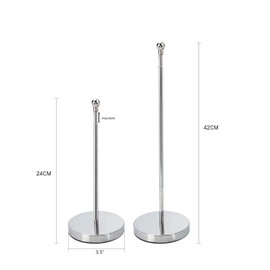 Homissor Iran Old Table Flag - Former Iranian Desk Flags 20x30 cm Persia with Adjustable Stand Pole from 24 to 42 Cm - Satin Double Sided