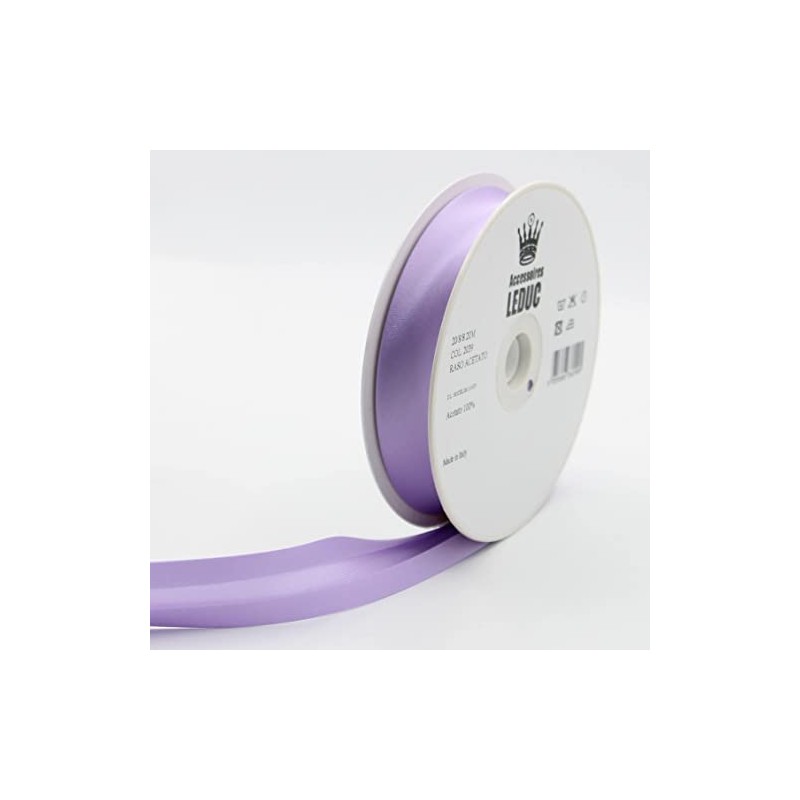 Leduc Satin Bias Binding 20 m 30 Colours for Double