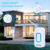 Aigostar Wireless Bell with RGB Light, IP55 Waterproof Outdoor Door