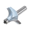 sourcing map Roundover Router Bit 1/2 Shank 3/4" Radius Tungsten