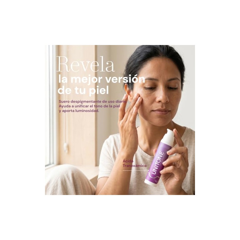 UNITONE Suero Despigmentante con 5% Ácido Tranexámico y Niacinamida, 50