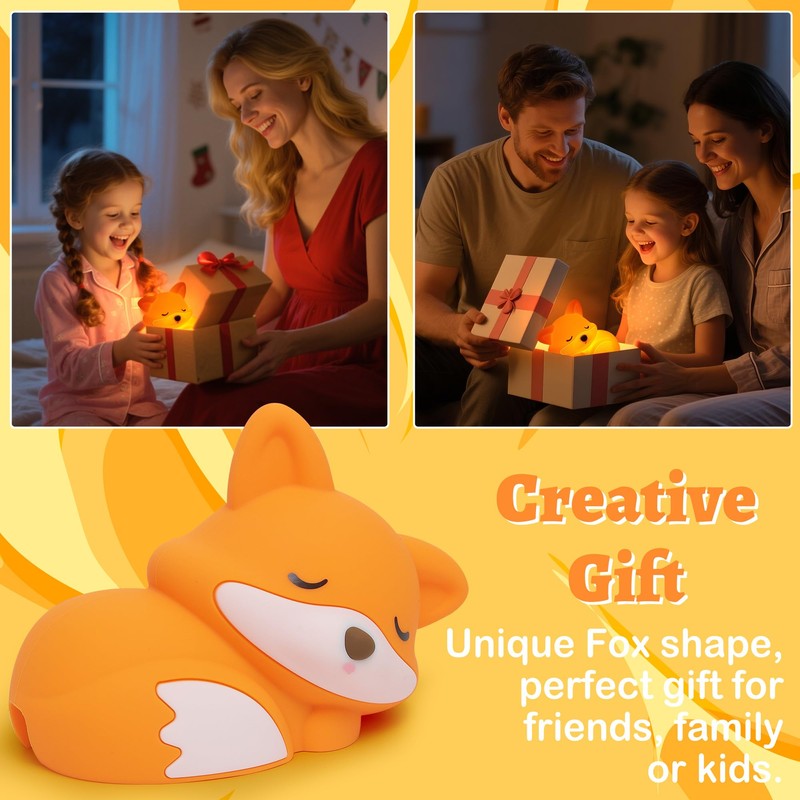 OkiyiD Night Light for Baby Nursery, LED Room Lighting (Color11)