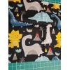 Jo-Ann 4 Fat Quarters Cotton Dinosaurs Bundle Set Prehistoric Fossil