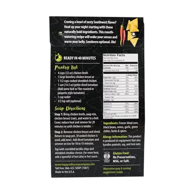 Happy Valley Soup Company - Fiesta Tortilla - Dry Mix