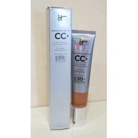 IT COSMETICS YOUR SKIN BUT BETTER CC+ FULL COVERAGE CREAM - RICH HONEY 2.53 OZ