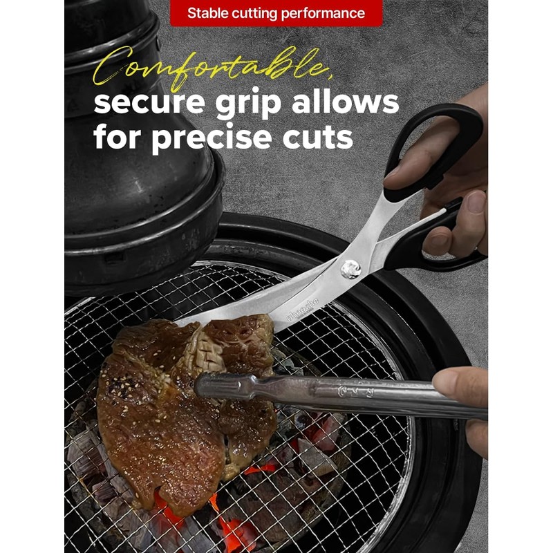 Made in Korea Korean BBQ Scissors Stainless Steel Kitchen Meat