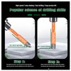 JOERIC Orange Hex Shank 3/8" Dry Diamond Drill Bit Set,
