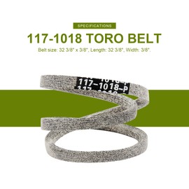 Honoyam 117-1018 Lawn Mower Drive Belt 3/8" x 32 3/8 Replacement for Toro 22 inch Recycler Lawn Mower 20330 20331 20339 20350 20370 20377 20378 20379