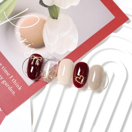 Petit Autumn Nail Tip - Petit Coffin / 쁘띠가을 네일팁 - 쁘띠 코핀