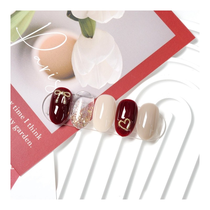 Petit Autumn Nail Tip - Petit Coffin / 쁘띠가을 네일팁