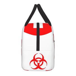 PAVQWEJ Funny Nurse Lunch Bag, Human Organ for Transplant Lunch Box Portable Waterproof Reusable and Thermal Work Meal Lunch Tote Funny Cooler Lunch Bags for School Office Work Picnic