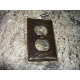 sierra Vintage NOS sierra p-8x smooth bakelite single gang duplex wall plate receptacle