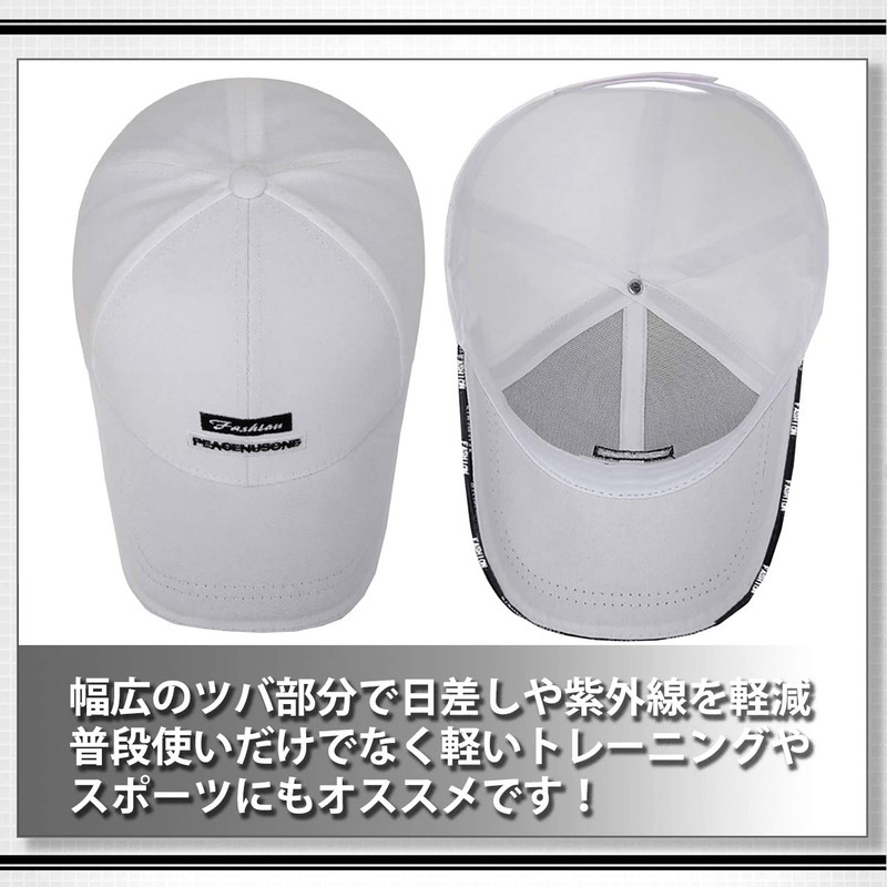 WHITE FANG CA304 Hat, Cap, Logo, Stylish, Simple, Brim Logo,