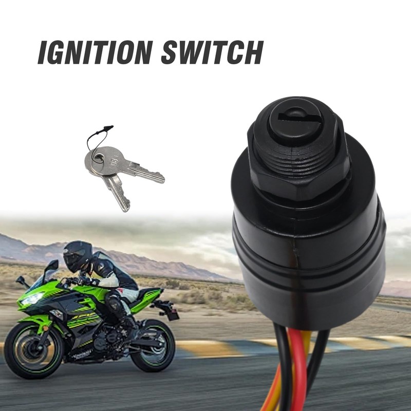 Aynaxcol Boat Ignition Switch with 2 Keys 87-88107A5 Boat Push