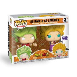 Pop! Animation Dragon Ball Z: Kale & Caulifla Funimation Exclusive Vinyl Figure 2-Pack