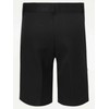 Boys Twin-Pack School Shorts - Adjustable Waist - Black Grey