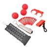 6 in 1 Golf Accessory Bag PU Leather with Tees