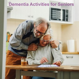 Zorythm 12 Pcs Word Search Cards for Dementia Game | Dementia Activities for Seniors | Alzheimer's Products for Dementia Patients | Games for Dementia Seniors| Reusable Large Print Word Search Books