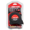 DEKTON DT55120 Tape Measure, Black/Red, 7.5 m