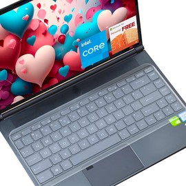 13.3" 13.5" 14" Universal Laptop Keyboard Cover Skin (12.48" x 5.2") for 13.3"-14" Laptop Notebook (Without Numeric Keypad Keyboard), Ultra Thin Silicone Waterproof Keyboard Cover Protector