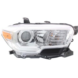 Headlight for TOYOTA TACOMA 2016-2018 RH Assembly Halogen Chrome Interior