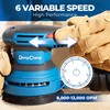 Dong Cheng 5-Inch Random Orbital Sander 3.2A 12800OPM Electric Palm