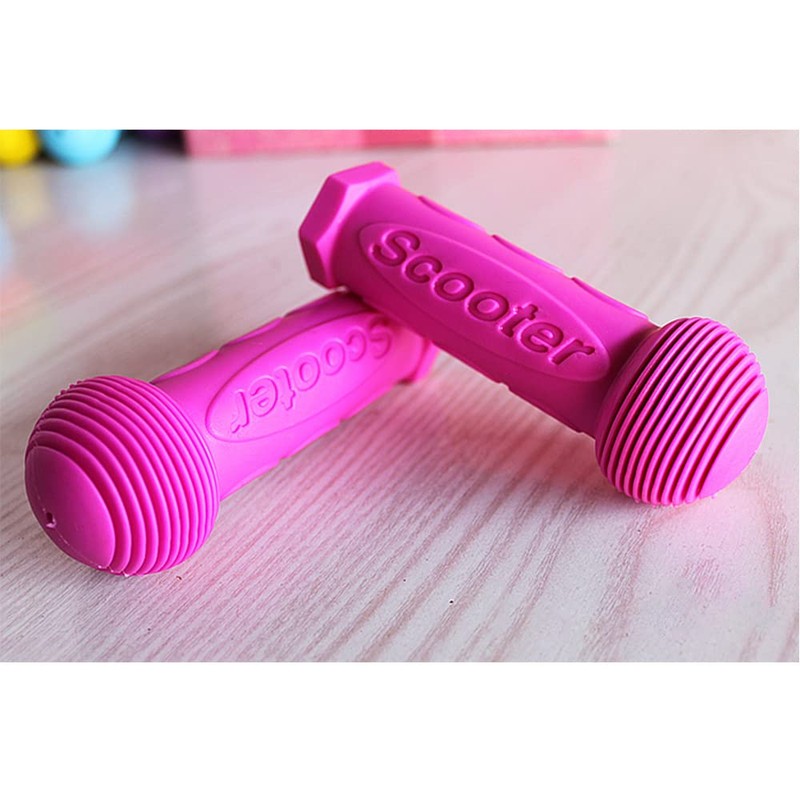 Kids Car Steering Wheel Grips 1 Pair Rose Red