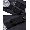 Barry.Wang Mens Silver Cummerbund Bow Tie Set, Silk Cummerbund Pretied