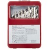 E-Value ETD-21S Ironwork Drill Set, Round Shaft, 21 Piece Set