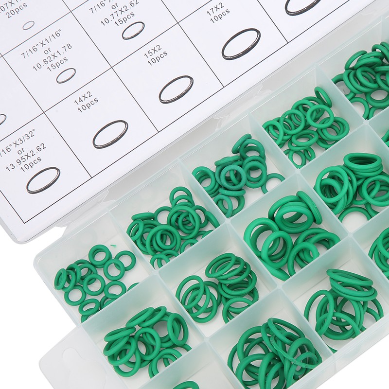 270pcs 18 Sizes Car Air Conditioning Compressor Seals Assortment Kit