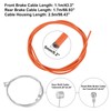 X AUTOHAUX Bike Shifter Derailleur Cable and Brake Cable Housing