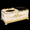 European Exquisite Metal Tissue Case Box Holder House Hotel Decoration