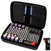 VEVOR Battery Organizer Storage Box, Battery Case Bag with Tester