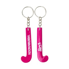 kookaburra Hockey Stick Pink Key Ring
