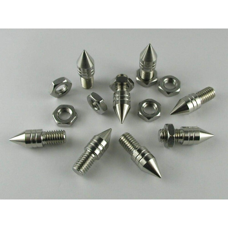 MG-M Insulator Speaker Spikes Silver Stainless E Set of 8