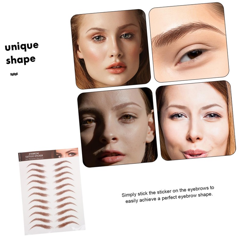 Mikinona Transform Your Brows Eyebrow Sticker Kit Waterproof for Eyebrows