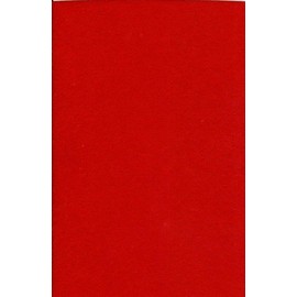 1 Sheet of Craft Felt 20 x 30 cm Thickness 1 mm Choice of Colours (Red)