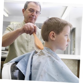 BIUDECO 2pcs Men's Wool Beard Brush for Shaving Hair Styling Scalp Brush Wooden Handle