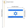 QQSD Israel Small Flag Israeli Stick Mini Hand Held Flags